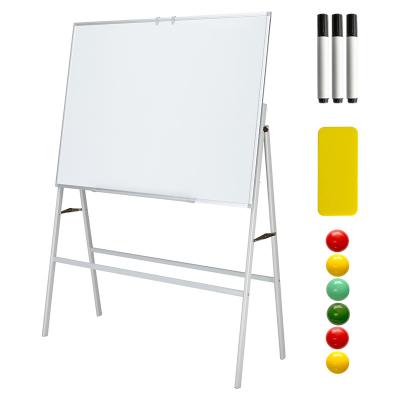 China Mobile Magnetic Flip Chart Magnetic Whiteboard Stable Stand Durable Magnetism Bulletin Boards White Board Stand for sale