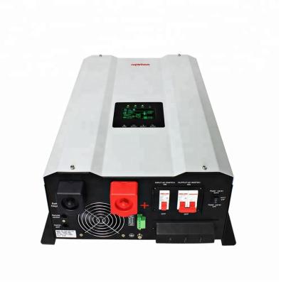 China Low Frequency Pure Sine Wave Load Inverters 15kva 12kw Hybrid Solar Inverter With 60A 120A MPPT (L*W*H) 627*416*204mm for sale