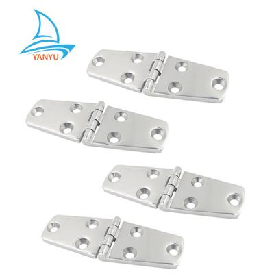 China Precision Castings Gold Supplies Boat Parts Stainless Steel Hardware Marine Boat Accessories 316 Hinge Door Hardware Mount Hinge for sale