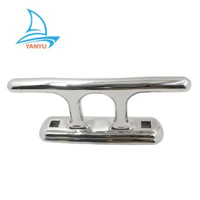 China Boat Hardware Fitting Yanyu Factory Outlet Boat Accessories Flip Up Dock Cleat Stainless Steel 316 Mirror Polished for sale