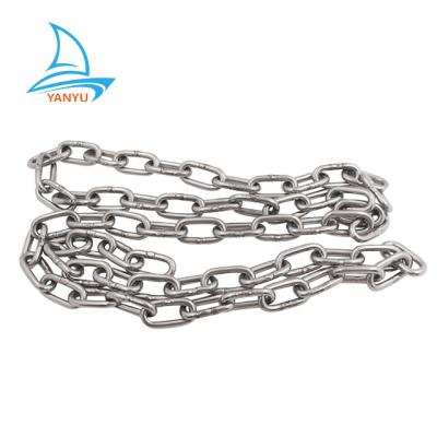 China Boat Hardware Fitting Yanyu Manufacture 100% 316 Stainless Steel Polishing Anchor Chains Marine Accessories for sale