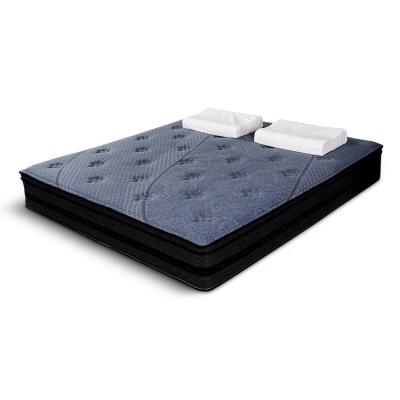 China Carbon Fabric Nature Latex Foam Pocket Spring King Size Double Bed Fiber Knitted Foldable Soft Dream Foam Mattress for sale