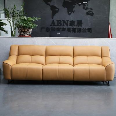 Chine Convertible Furniture Sofa Leather Multifunctional Sofa Set Luxury Furniture Manufacturer European Standard Modern Design Living Room à vendre