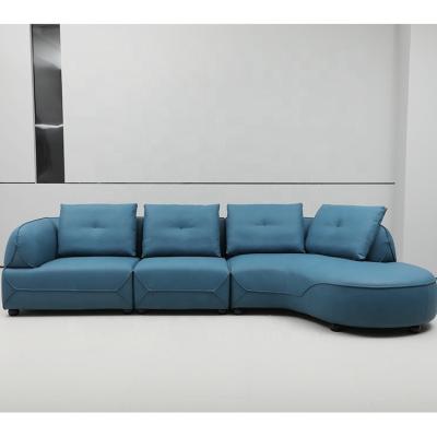 Chine Customized Living Room Furniture Modern Design Corner Sectional Sofa Convertible Luxury Modular Sofa Color à vendre