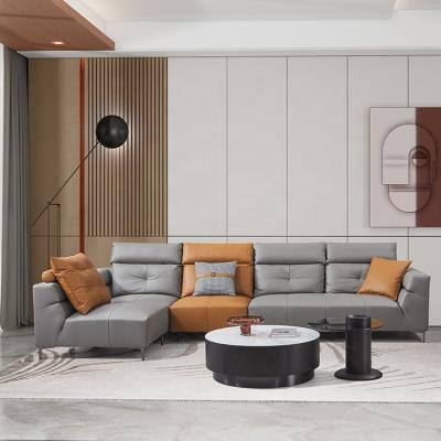 中国 Italy Luxury Divan Sofa Set European Design Living Room Convertible Modern Sectional Furniture Large 販売のため