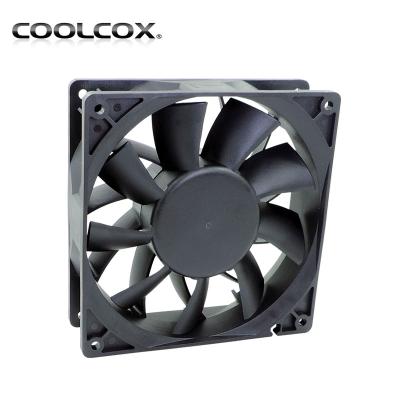 China Power Supply CoolCox 140x140x38mm DC Axial Fan, Air Cooling Fan 14038, Exhaust Fan 12V/24V, Pressurized DC Axial Fan, Miner Fan for sale