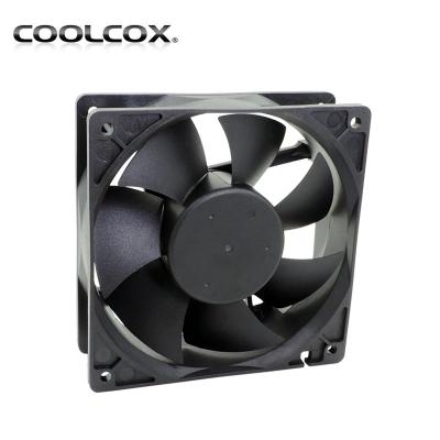 China Home appliance CoolCox 120x120x38mm DC axial fan, 12 volt fan, 24 volt fan, exhaust fan, 12038 industrial fan, server fan for sale