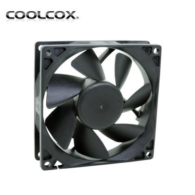 China PC COOLCOX 92x92x25mm DC Fan, 9225, Suitable for CPU Cooler & Heater & Washer & Dryer for sale