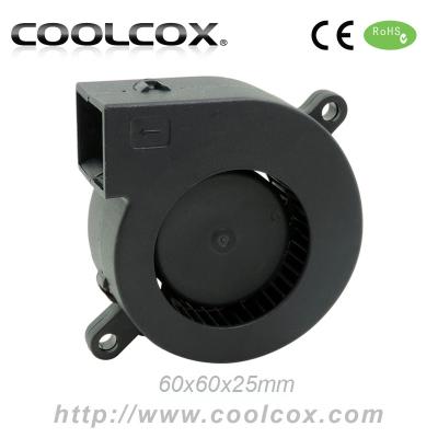 China Home appliance CoolCox 6025 small fan fan, 60x60x25mm blower fan, turbo fan, 5V/12V/24V, DC centrifugal fan, bidet fan for sale