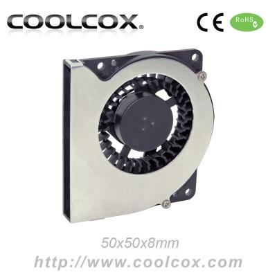 China Other DC 50x50x8mm Air Cooler Fan, 5008 Mini Fan Fan, 5008 CoolCox Fan Fan 5V or 12V, Automotive Wireless Charger Fan for sale