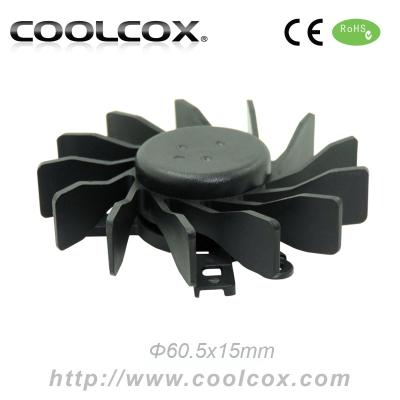 China Other CoolCox 8015 fan frameless fan, radiator fan 6cm, frameless fan 60mm, bladeless fan D 60.5x15mm radiator for sale