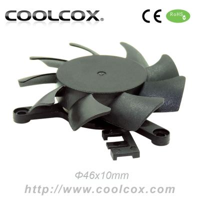 China Other CoolCox 5010mm frameless fan, graphics card fan, 5010 bladeless fan, D46x10 frameless fan, VGA DC fan for sale