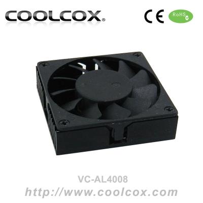 China Graphics Card CoolCox Graphics Card Heatsink Fan VC-AL4008, VGA Card Cooler, 40x40mm Radiator and Fan for sale