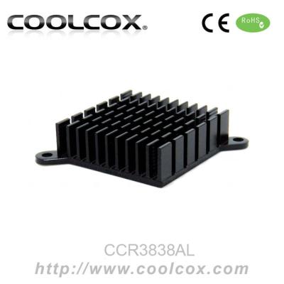 China Aluminum heatsink heatsink, hole to hole 59mm, size: 38x38mm, graphics card heartsink, radiator for sale