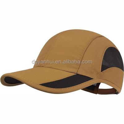 China Breathable & Waterproof Hot selling Quick Drying Outdoor Sport Hat Unstructured UPF40+ Running Cap for Men Women Waterproof Breathable for sale