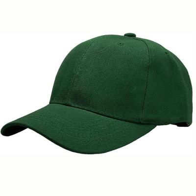 China Breathable & Waterproof Wholesale hunter green color Custom Men 5 Panel Rubber Logo Performance Sport Dad Hat,Waterproof Laser Cut Hole Perforated Baseb for sale