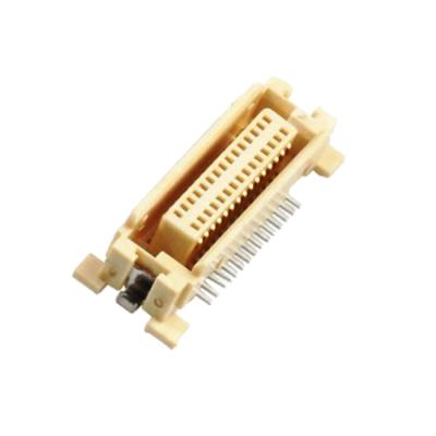 China All Electrical Mains 0.635mm PCB 30Pin Female Header 180 Degree SMT Surface Mount PANEL TO BOARD Socket Female Connector for sale