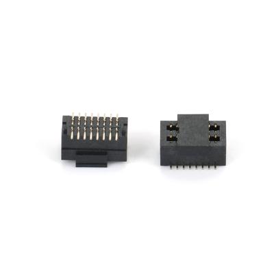 China PCB board to board 16 male connector 0.8mm 5.0mm pitch pcb header female connector smt btb stack height mating connector WINPIN for sale