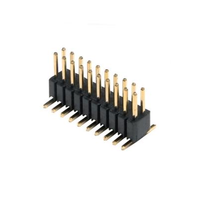 China All Area 0.8x1.2mm Pitch 20P Dual Rows SMT Outdoor Mounting Male Electrical Type Pin Header Connector for sale