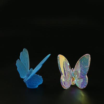 China Latest Hot Europe Style High Grade Crystal Butterfly For Hotel Or Office Table Table Home Wedding Decoration for sale