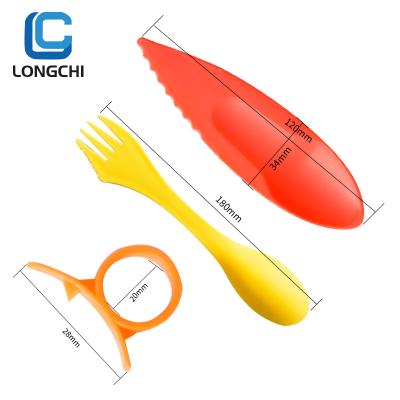 China Viable OEM customized plastic injection parts spoon for orange open fruit tools from china supplier fruit for sale