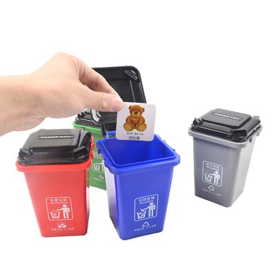 China Trash Can Recycle Bin Toy Trash Can Shaped Plastic Smart Trash Can For Kids Toys Teaching Aid Toys for sale