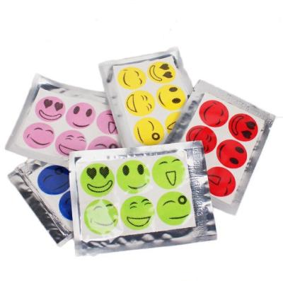 China New Product 6pcs Best Natural Effective Disposable Baby Mosquito Repellent Patch Mosquito Repellent Stickers for sale