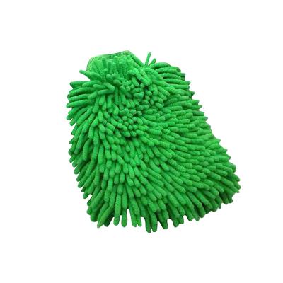 China Wholesale OEM Large Size Car Wash Towels Coral Fleece Towel Custom Made Eco-Friendly Chenille Double Sided Car Wash Gloves for sale