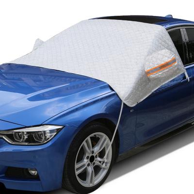 China New Arrival Eco-friendly Automobile Snow Gear Front Windshield Cover Winter Car Windshield And Antifreeze Half Cover for sale