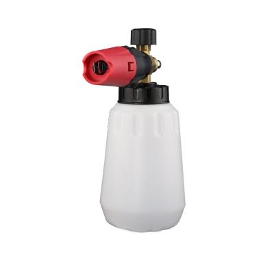 China Custom Logo Bottle Snow Foam Lance Transparent Anodize Head Mesh Filters Pa Multi Jet Eco-friendly Big Mouth Dual for sale