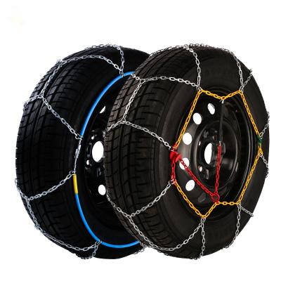 China Tire Chain KNS20 9mm Alloy Steel Car Tire Snow Chains Welded Chains For Car Wheels Spray Plastic for sale