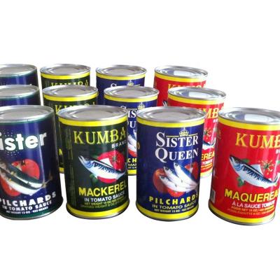 China Canned High Quality Tomato Sauce Canned Mackerel Fish Suppliers for sale