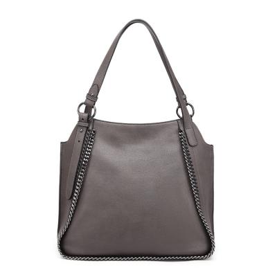 China Custom Classic Soft Leather Other Ladies PU Hobo Large Brown Shoulder Woven Tote Bag for sale