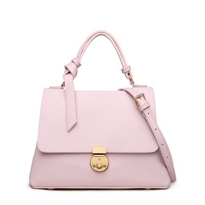 China 2022 New Design Fashion Messenger Bag Solid Color Handbag PU Leather Bag For Women for sale