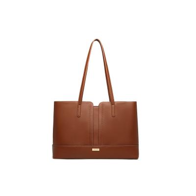 China Fasion 2021 Custom Women Leather Trim Handbags Women Shoulder Tote Bag Purses Simple Design Tote Bag for sale