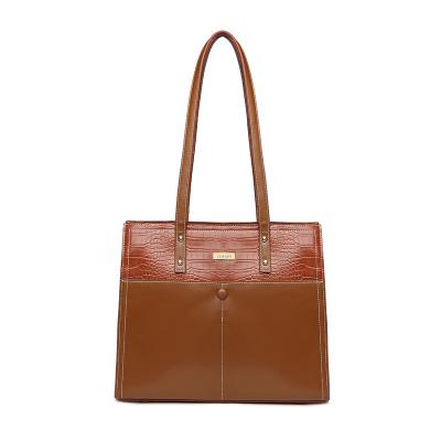 China Luxury Designer Shopping Bag Tote Bag Women Handbag School Sells PU Leather Customer Wholesale Handbag for sale