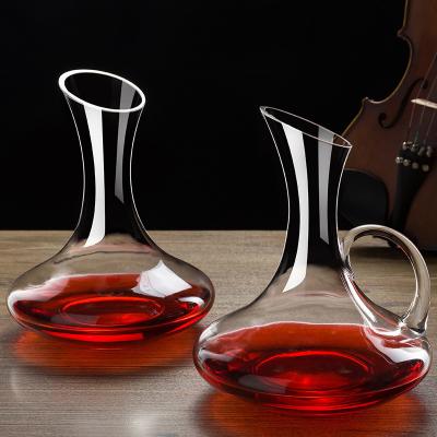 China Custom Wholesale High Quality Cheap Stocked High Quality Logo Crystal Wine Decanter Glass Decanters Wine Decanter for sale