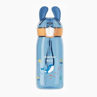 China 16oz Sustainable Plastic Water Bottle Tour Drinking Bottle Yakult Shape Cute Kawaii Milkr Bottle For Kids/Girl for sale