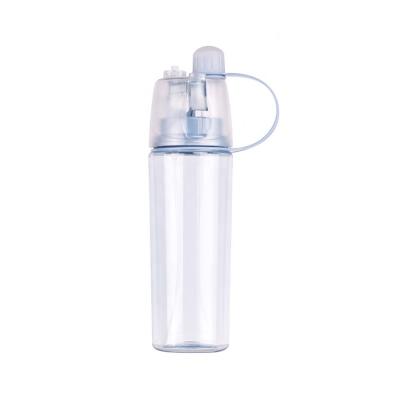 China Sustainable Plastic Spray Bottle 600ml High Pressure Mist Continuous Spray Bottle Outdoor Sports Spray Water Bottle for sale