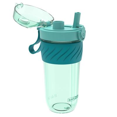 China High Cost Performance Sustainable Silicone Handle Water Cup Plastic Anti-scalding Bottles For Hot Water for sale