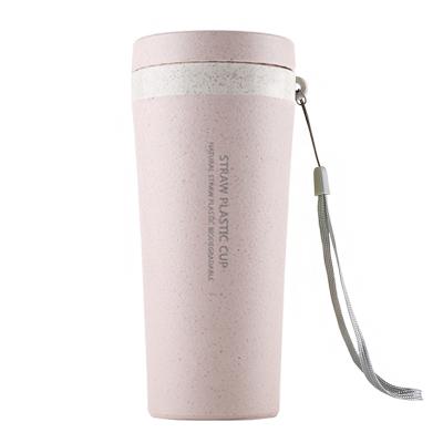 China Bianli100 Eco 2245j Sustainable Wheat Straw Plastic 300ml Reusable Coffee Cup for sale