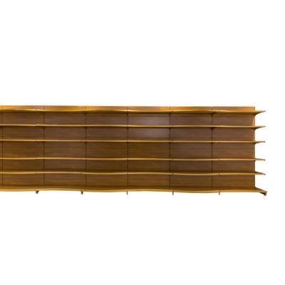 China Other Wood Grain Gondola Store Shelf Supermarket Display Shelf Shelf for sale