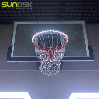 China Classic Rubber Basketball Hoop Light Up 45 Lights 1.5m Custom Color Led Basketball Hoop Lights Strip Light for sale