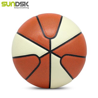 China Basketball Playing Basketball Training Size 7 Custom PU Leather Outdoor for sale