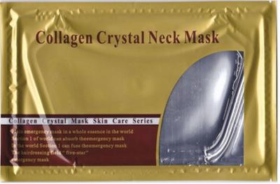 China Green Tea Vitamin C Collagen Facial Mask For Women / Milky Neck Mask SJ-054 for sale