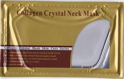 China Transparent 24k Collagen Facial Mask Gold Anti Wrinkle For Neck SJ-055 for sale