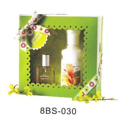 China Natural Green Bubble Bath Gift Set Promotional GMPC #8BS-030 for sale