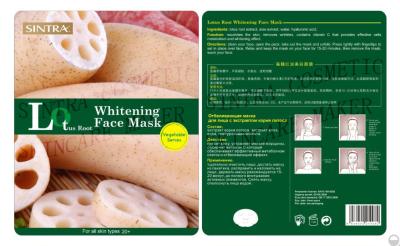 China Lotus Root Skin Whitening Facial Mask Moisturizing / Botanical Face Mask SC-03 for sale