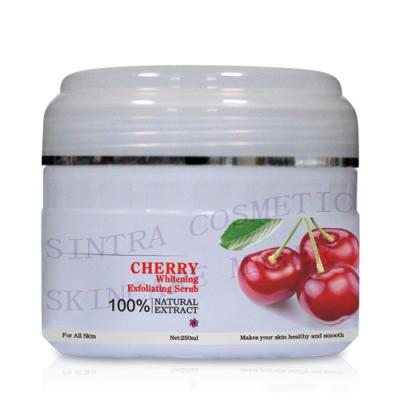 China Nourished Exfoliating Gel , Cherry Whitening Exfoliating Scrub HGQJZ-03 for sale