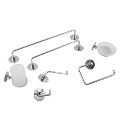 China Modern High Quality Wall Mounted 304 Stainless Steel Bathroom Hardware 8 Pieces Set For Bathroom for sale